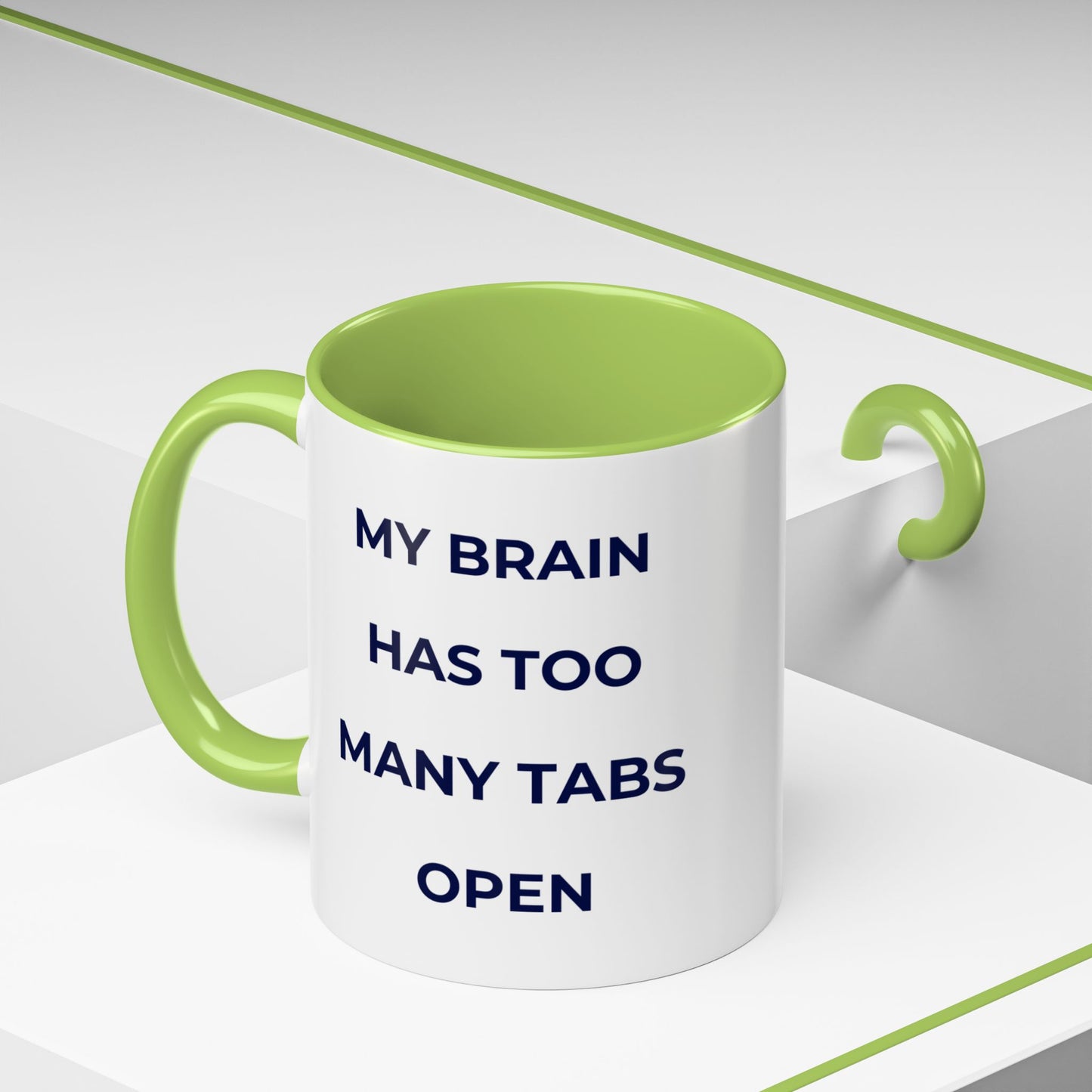 My Brain Has Too Many Tabs Open Mug | Funny ADHD Gift | Lofi Office Coffee Cup (11oz)