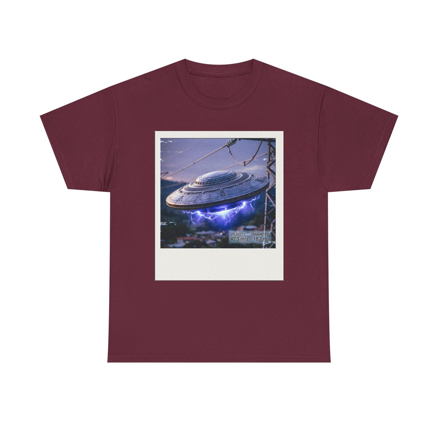 UFO Evidence T-Shirt | Retro Polaroid Alien Sighting Photo