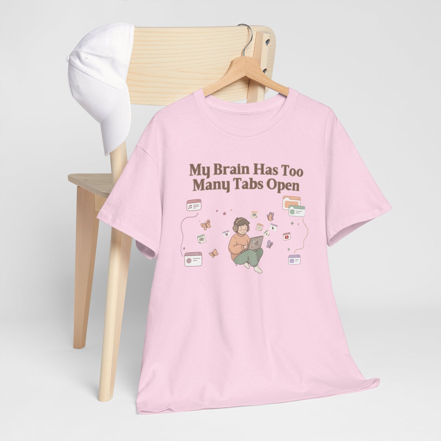 Hyper-Focus Mode: ENGAGED 🎧 The 'Brain Has Too Many Tabs Open' Neurospicy Tee