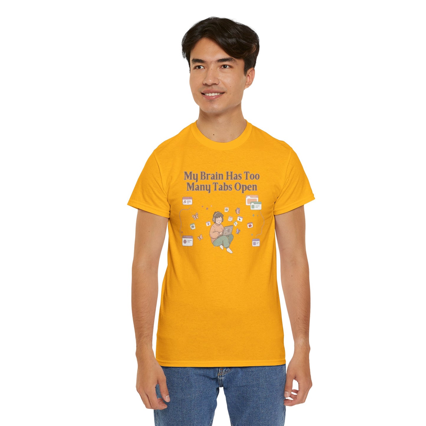 Hyper-Focus Mode: ENGAGED 🎧 The 'Brain Has Too Many Tabs Open' Neurospicy Tee