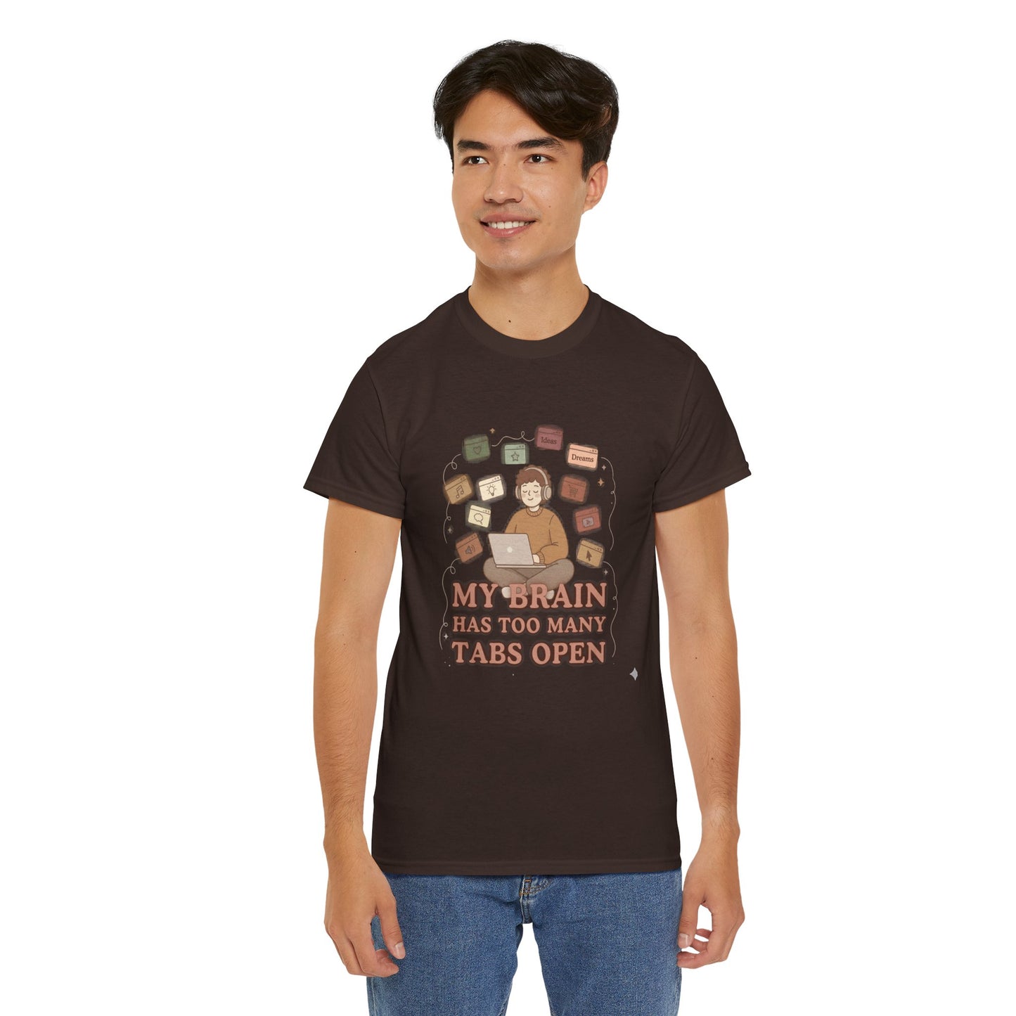 The "Cozy Mind" Earth Tone ADHD Graphic Tee