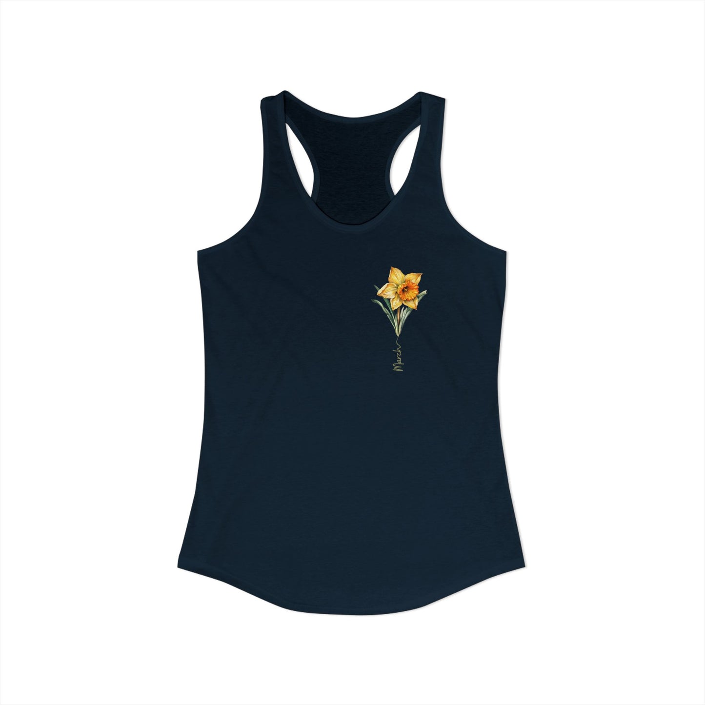 Daffodil of Hope – Women’s Cancer Awareness Racerback Tank Top