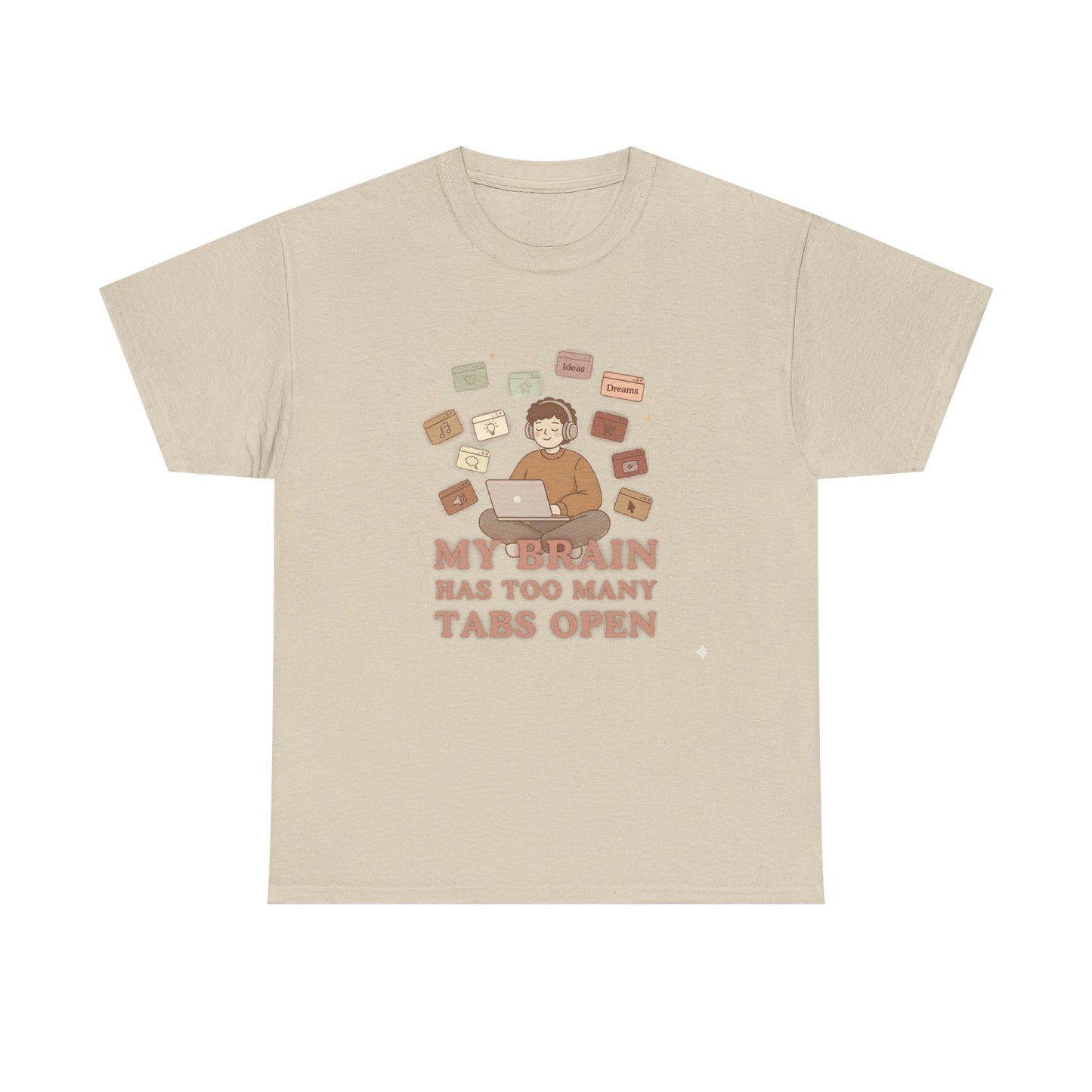 The "Cozy Mind" Earth Tone ADHD Graphic Tee