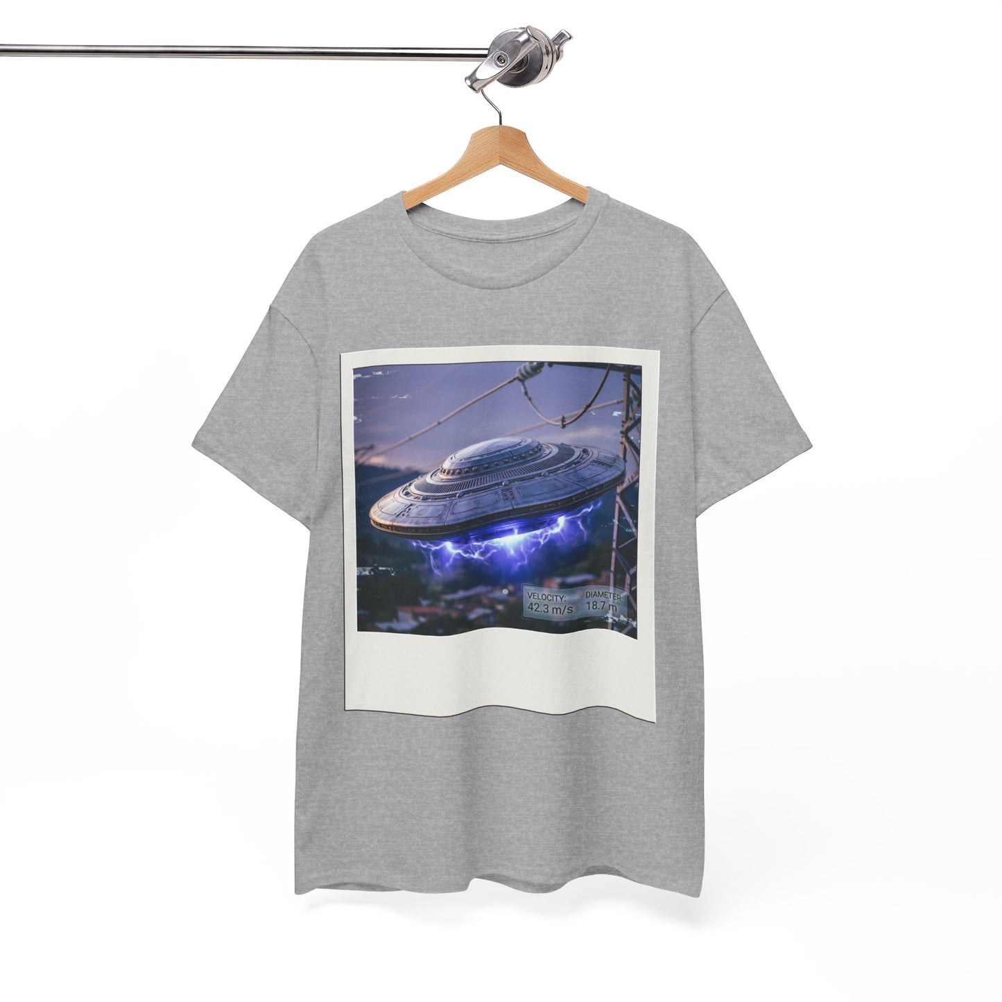 UFO Evidence T-Shirt | Retro Polaroid Alien Sighting Photo