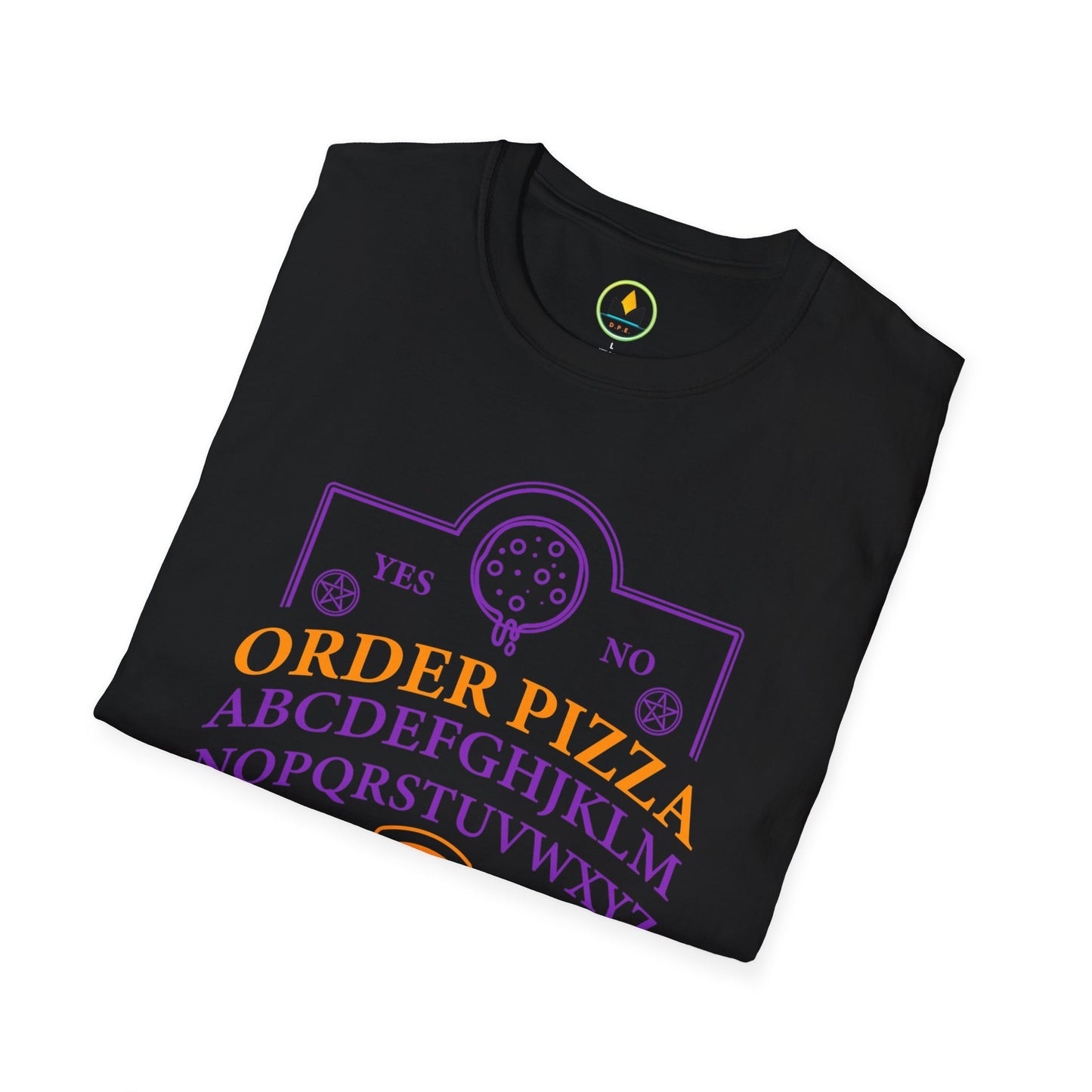 Mystic Pizza Ouija - Unique Spooky Halloween T-Shirt |