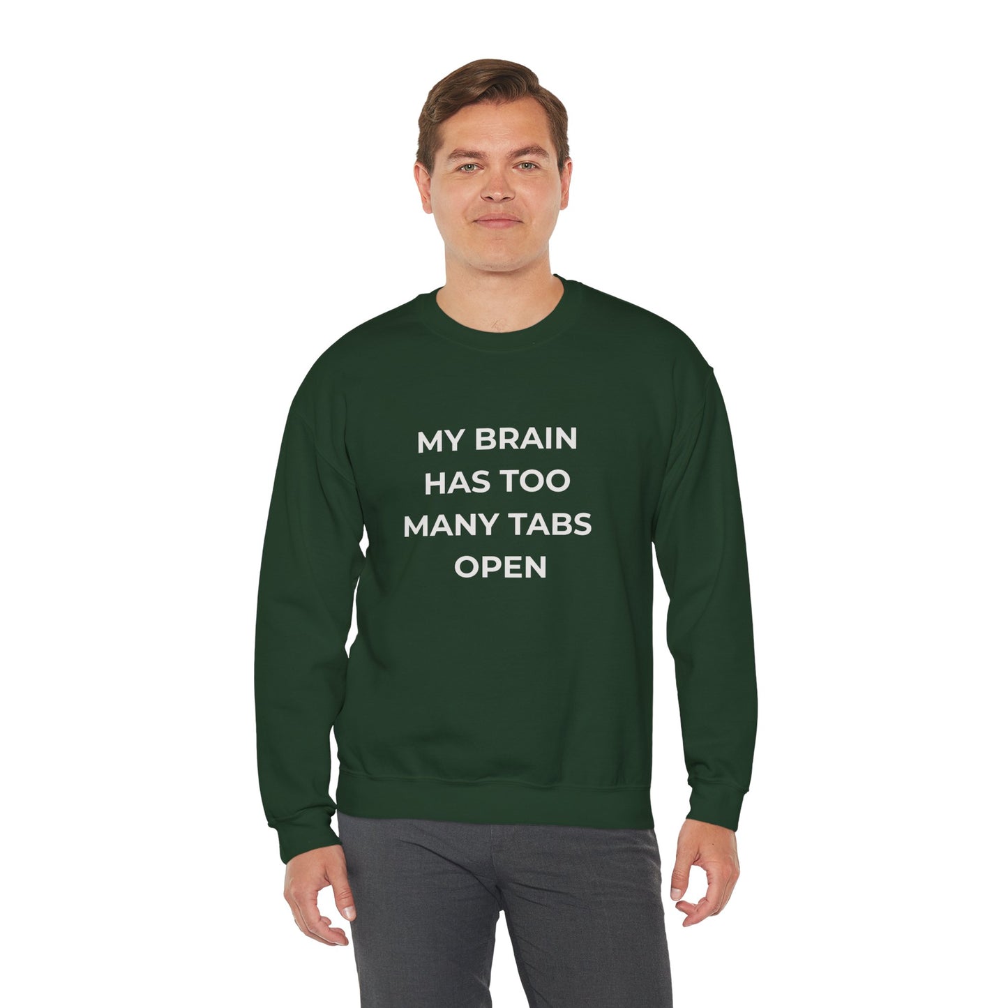 My Brain Has Too Many Tabs Open Sweatshirt | Funny ADHD Gift | Cozy Lofi Pullover