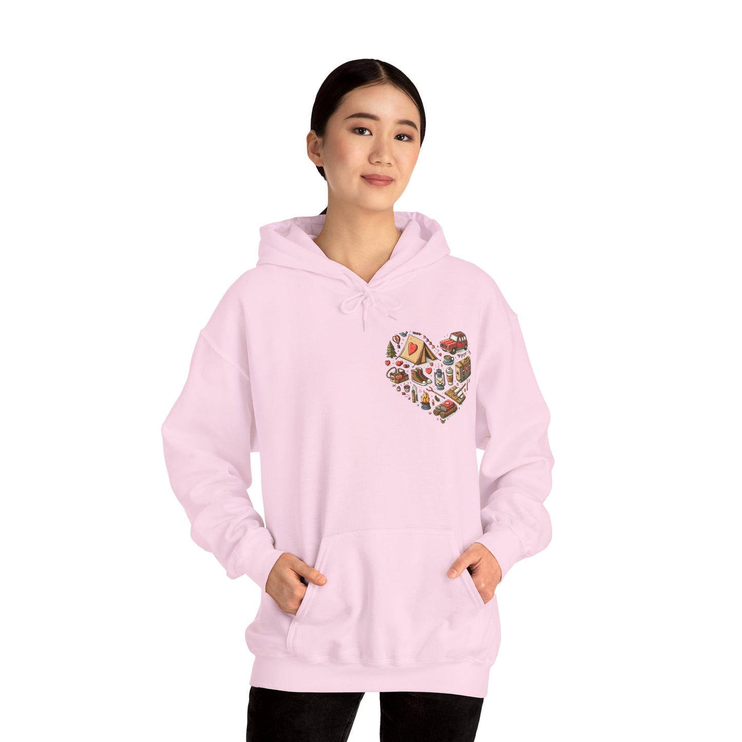 Wild at Heart: Ultimate Outdoor Adventure & Camping Icon Hoodie