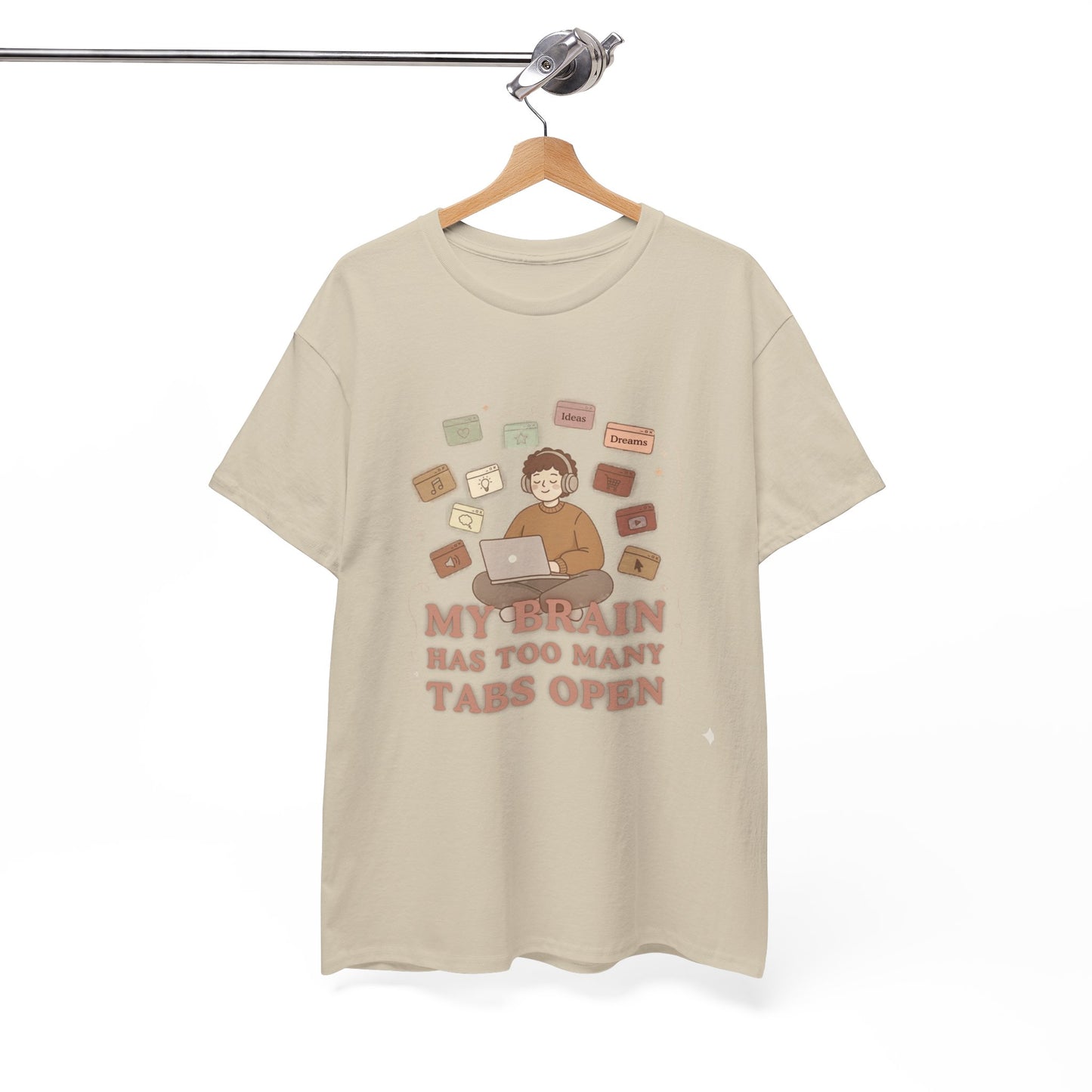 The "Cozy Mind" Earth Tone ADHD Graphic Tee