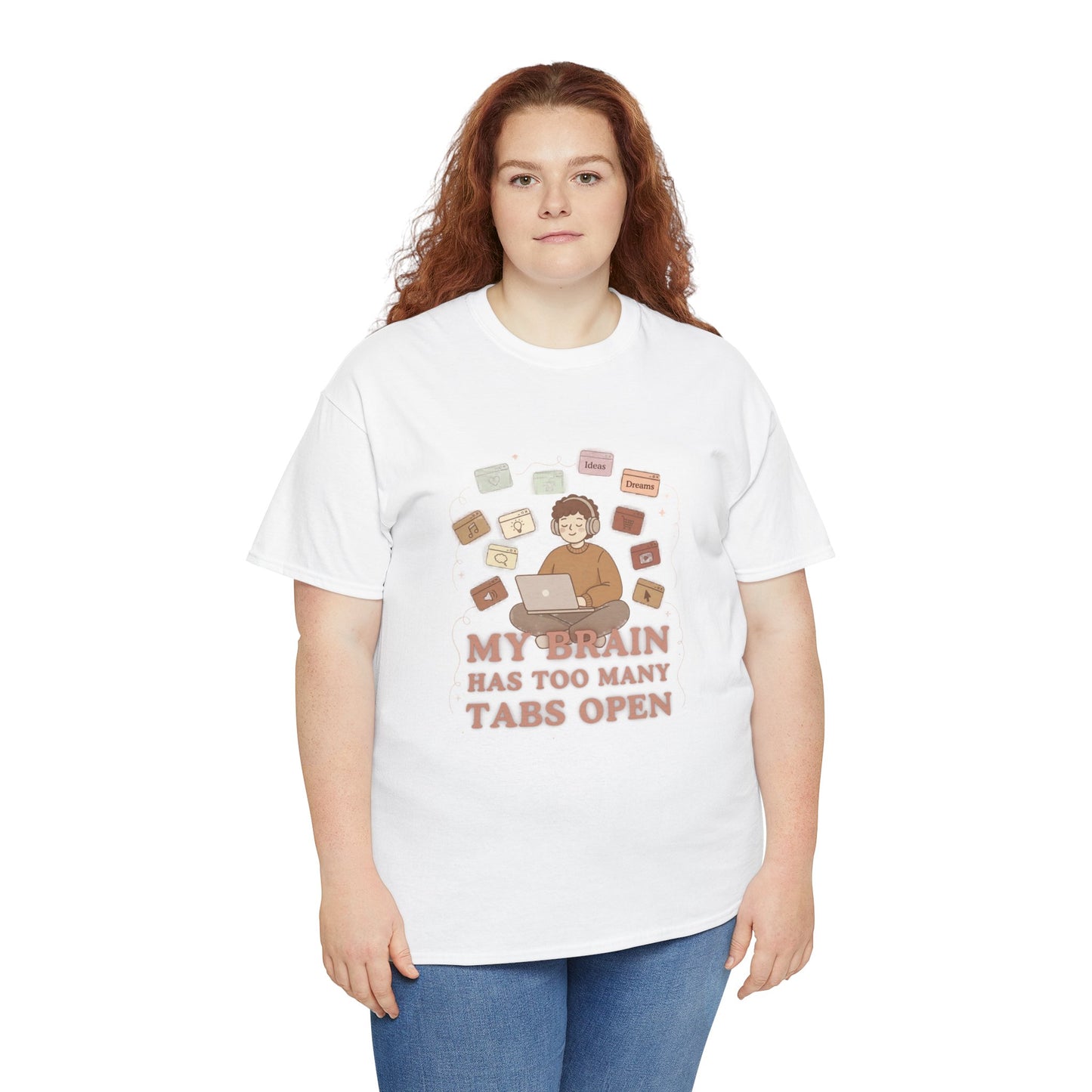 The "Cozy Mind" Earth Tone ADHD Graphic Tee