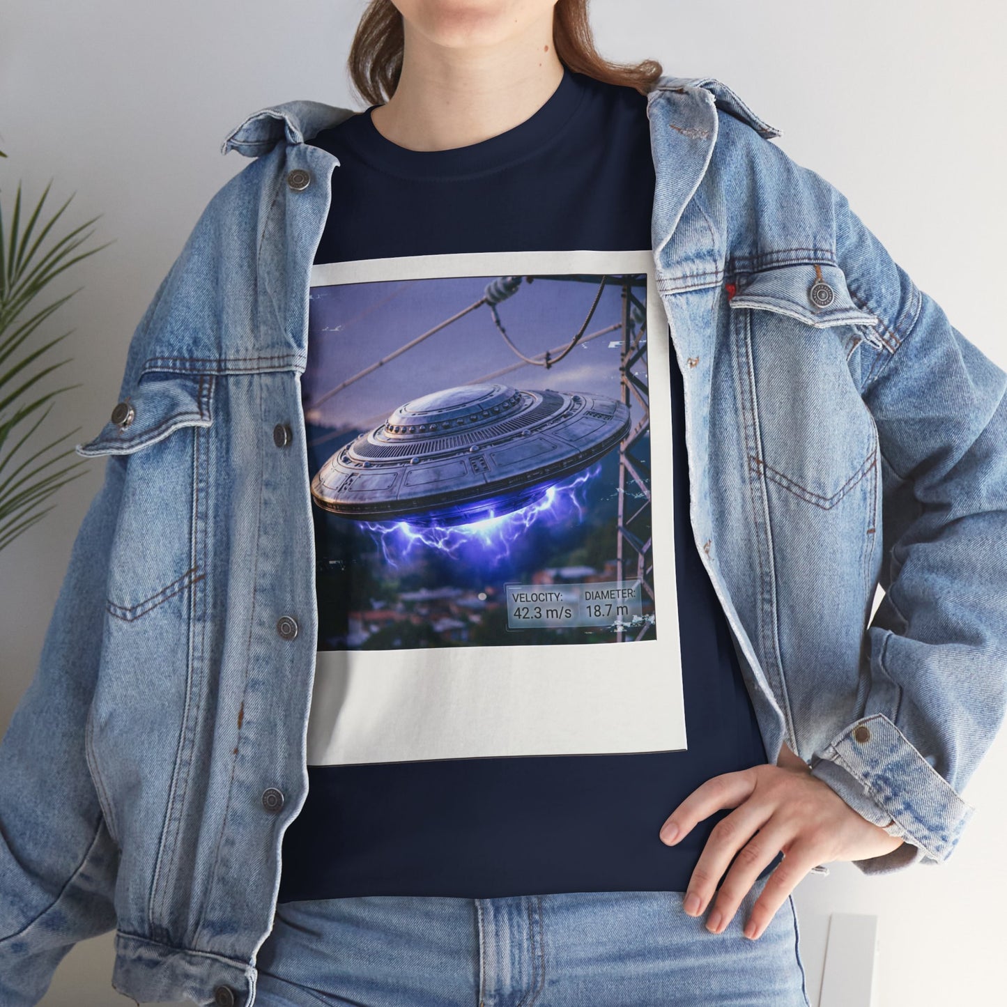 UFO Evidence T-Shirt | Retro Polaroid Alien Sighting Photo