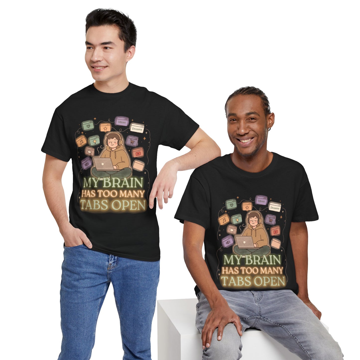 ADHD Night Mode | Neon "2AM Hyperfixation" Aesthetic Tee