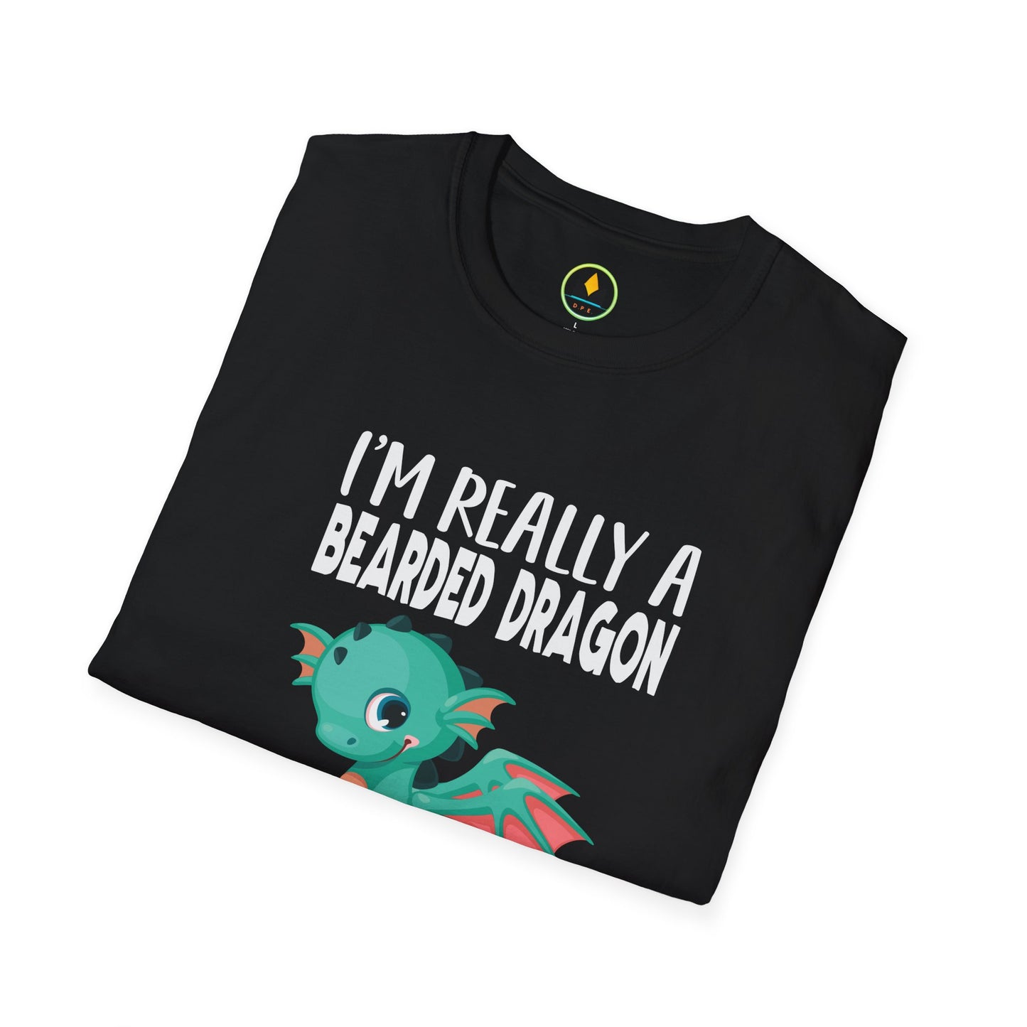 I’m Really a Bearded Dragon in a Human Costume – Cute Halloween Reptile Lover T‑Shirt