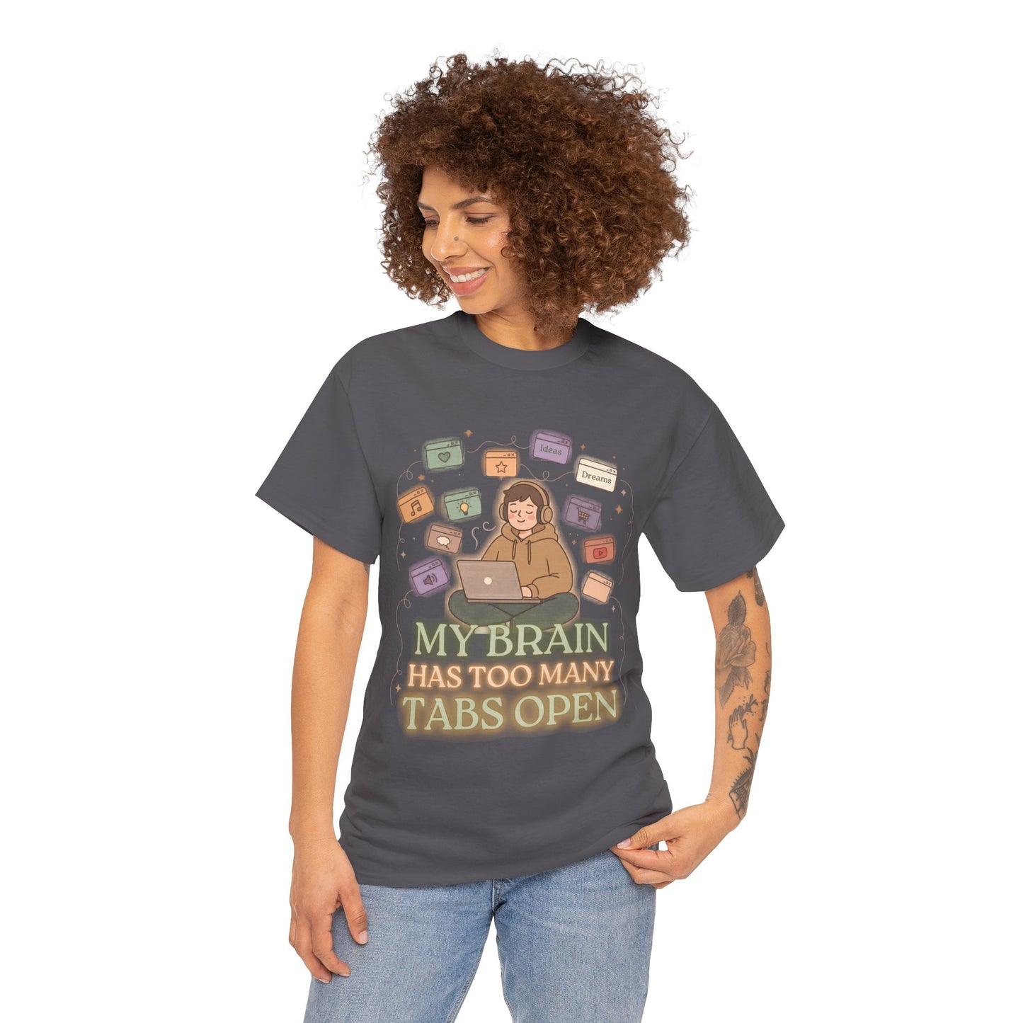 ADHD Night Mode | Neon "2AM Hyperfixation" Aesthetic Tee