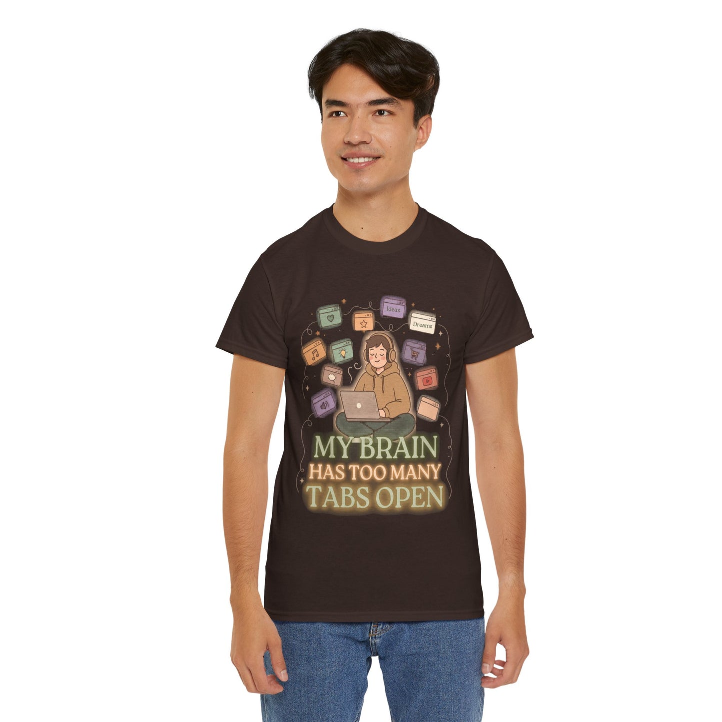 ADHD Night Mode | Neon "2AM Hyperfixation" Aesthetic Tee