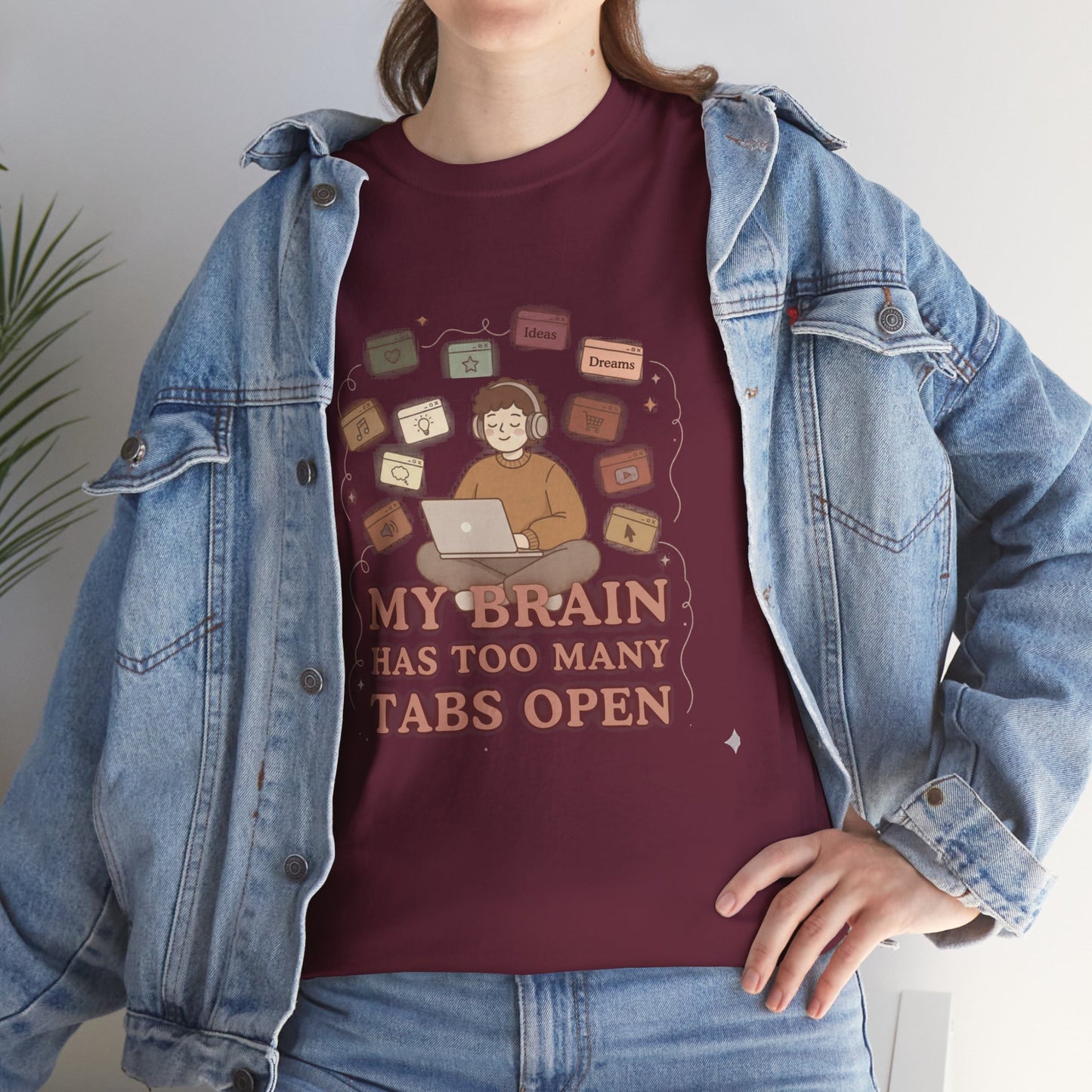 The "Cozy Mind" Earth Tone ADHD Graphic Tee
