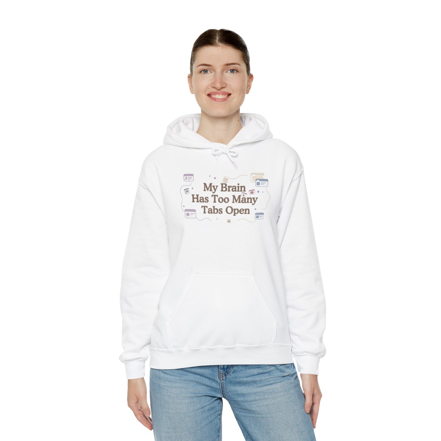 ADHD Minimalist Brain | Oversized Aesthetic Hoodie