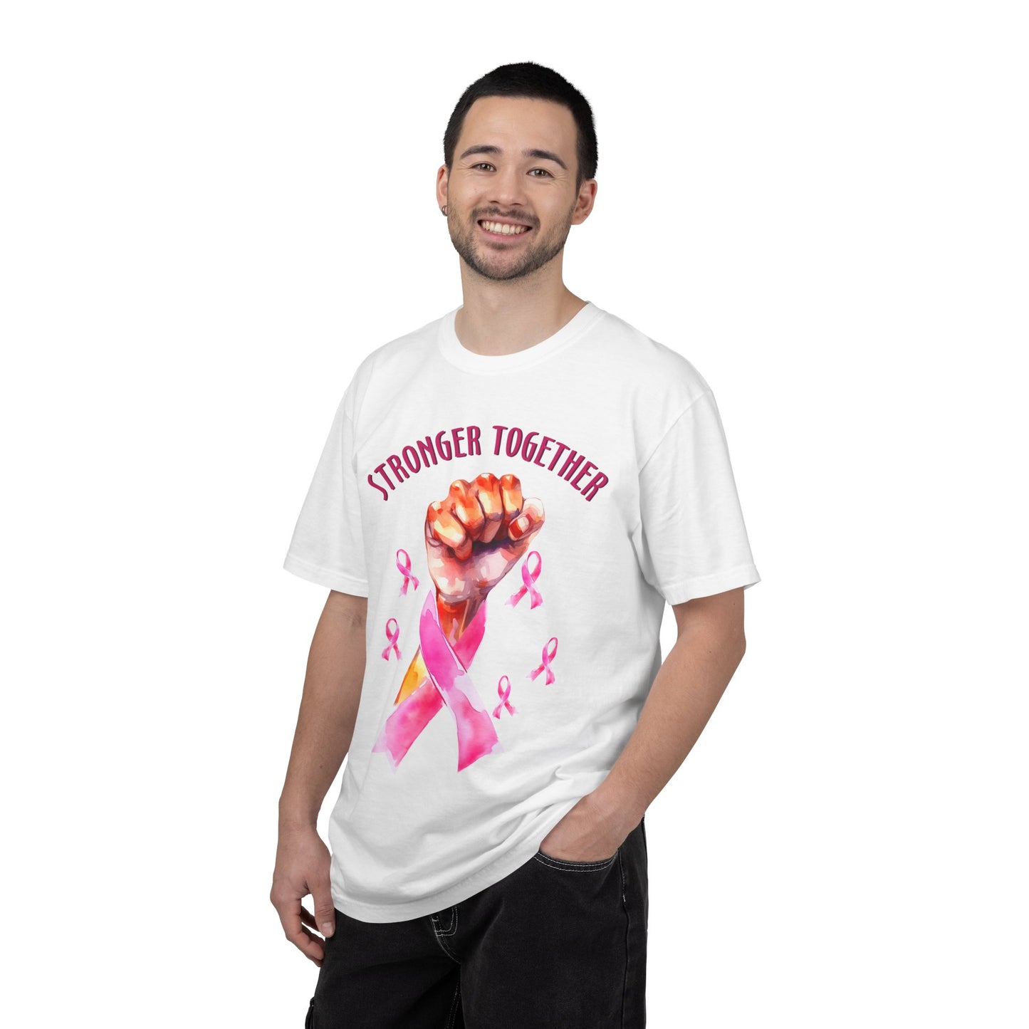 Empower Unity: Breast Cancer "Stronger Together" Comfort Colors Tee