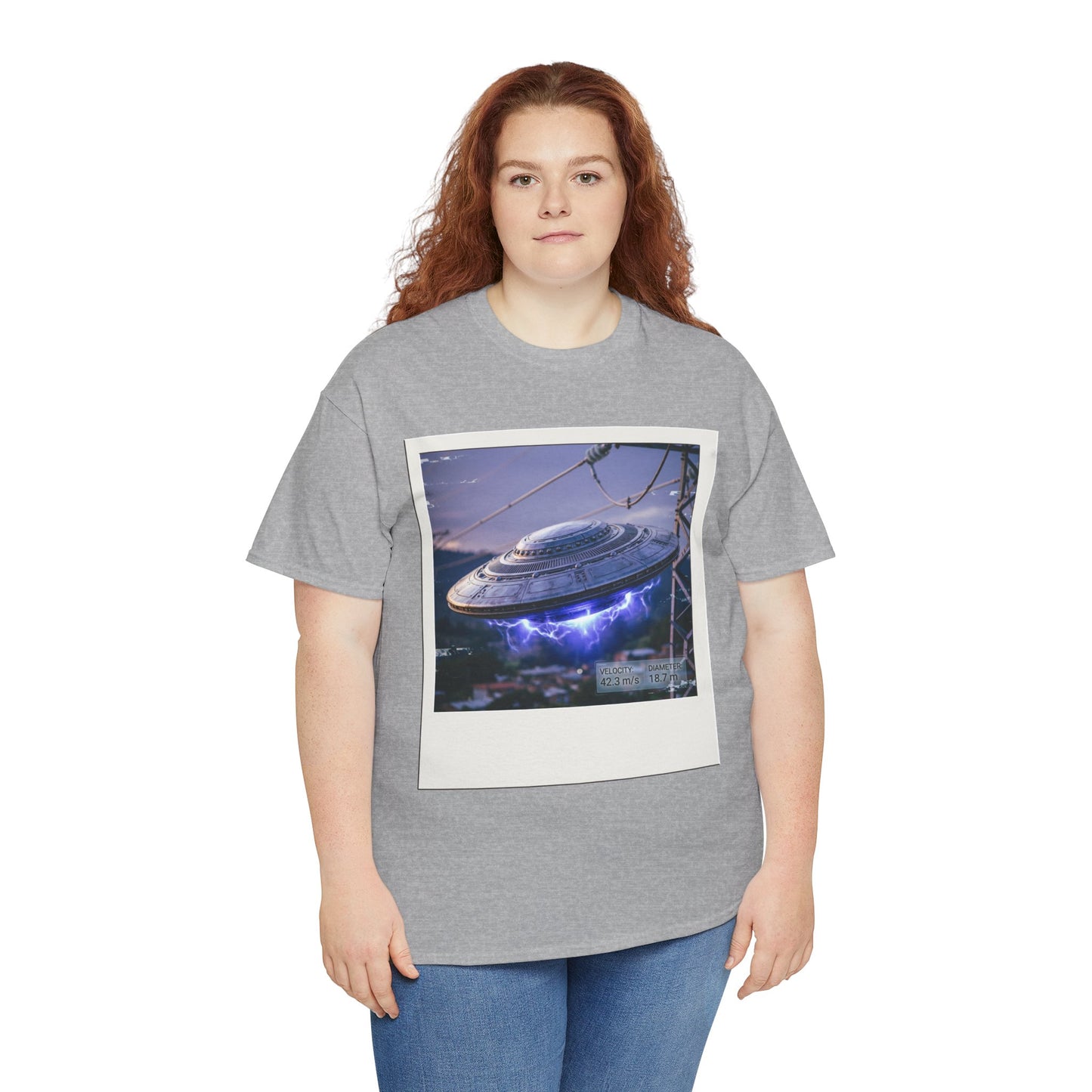 UFO Evidence T-Shirt | Retro Polaroid Alien Sighting Photo