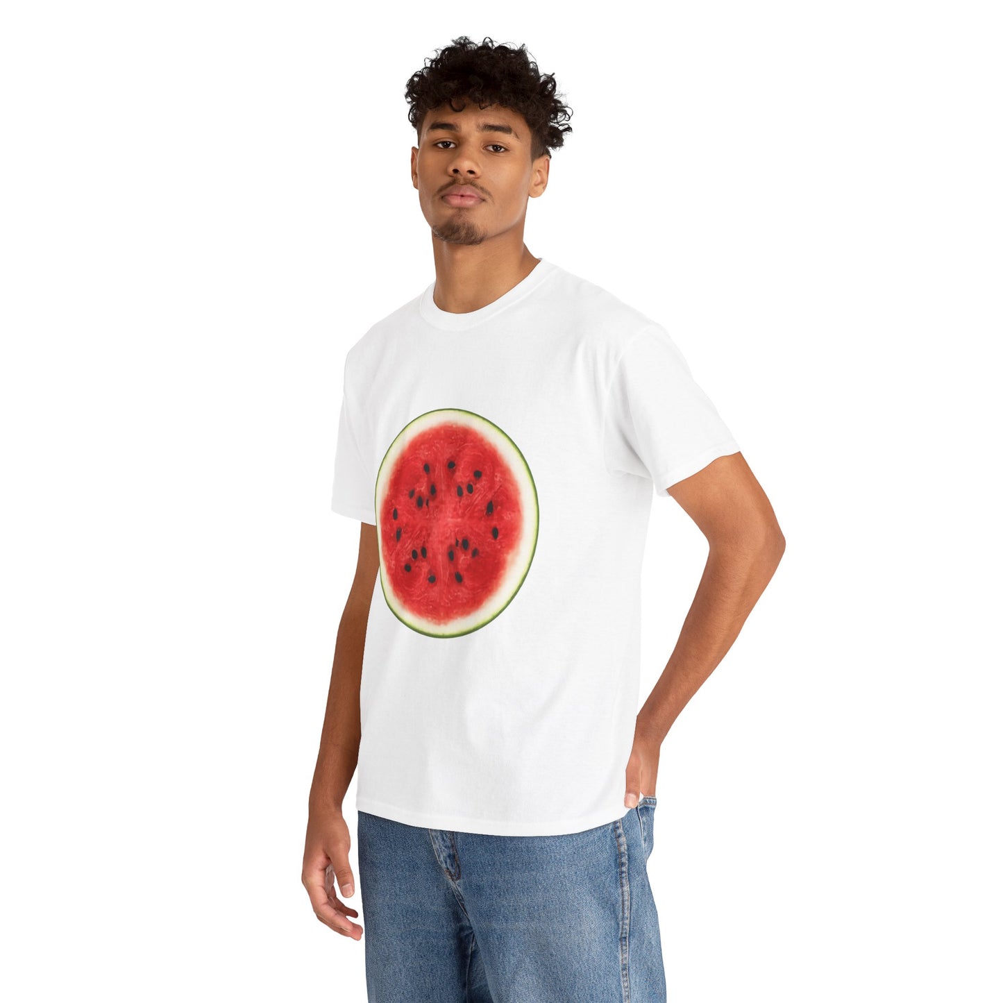 Watermelon Slice Graphic T-Shirt | Funny "One in a Melon" Tee | Easy Lazy Halloween Costume | Unisex Summer Top