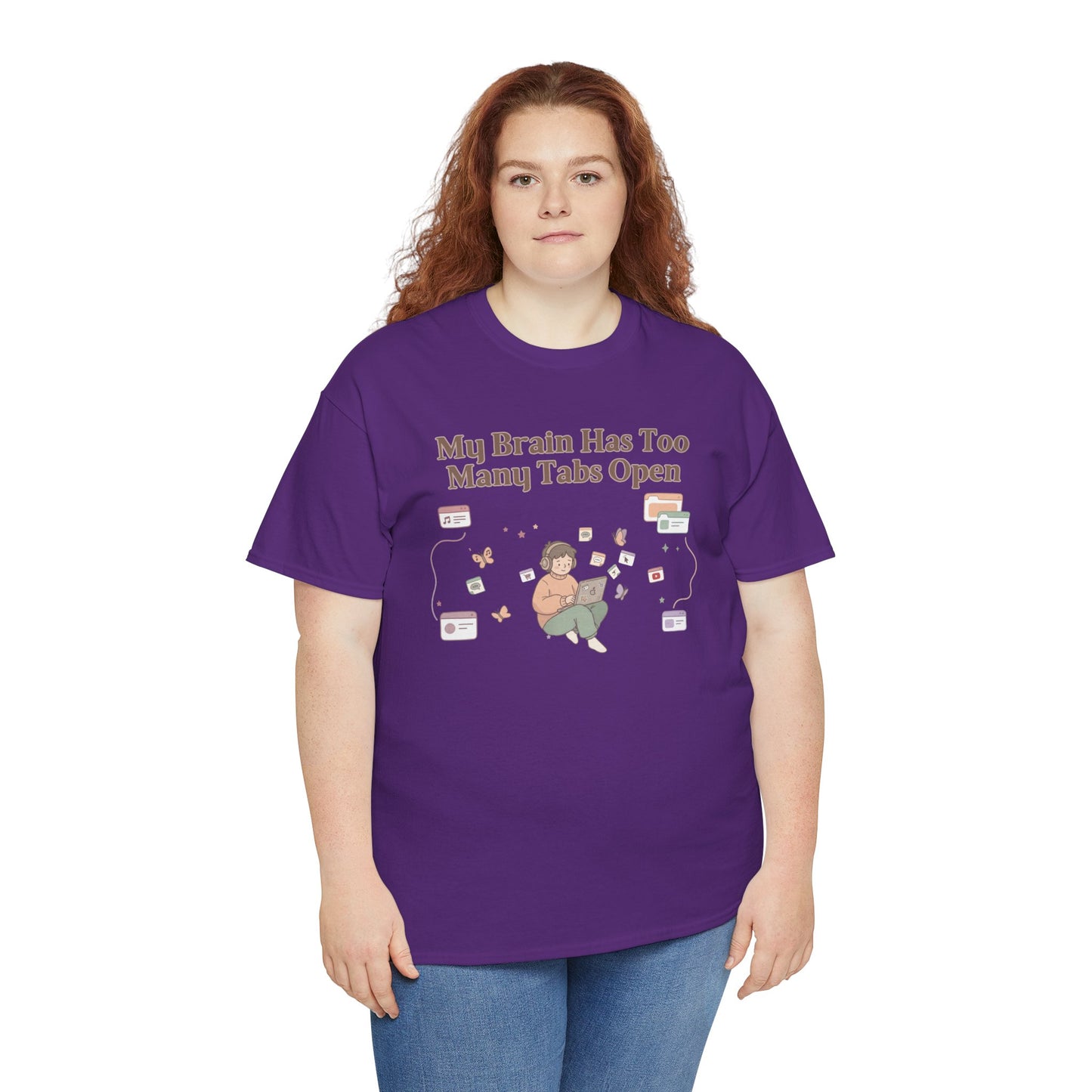 Hyper-Focus Mode: ENGAGED 🎧 The 'Brain Has Too Many Tabs Open' Neurospicy Tee