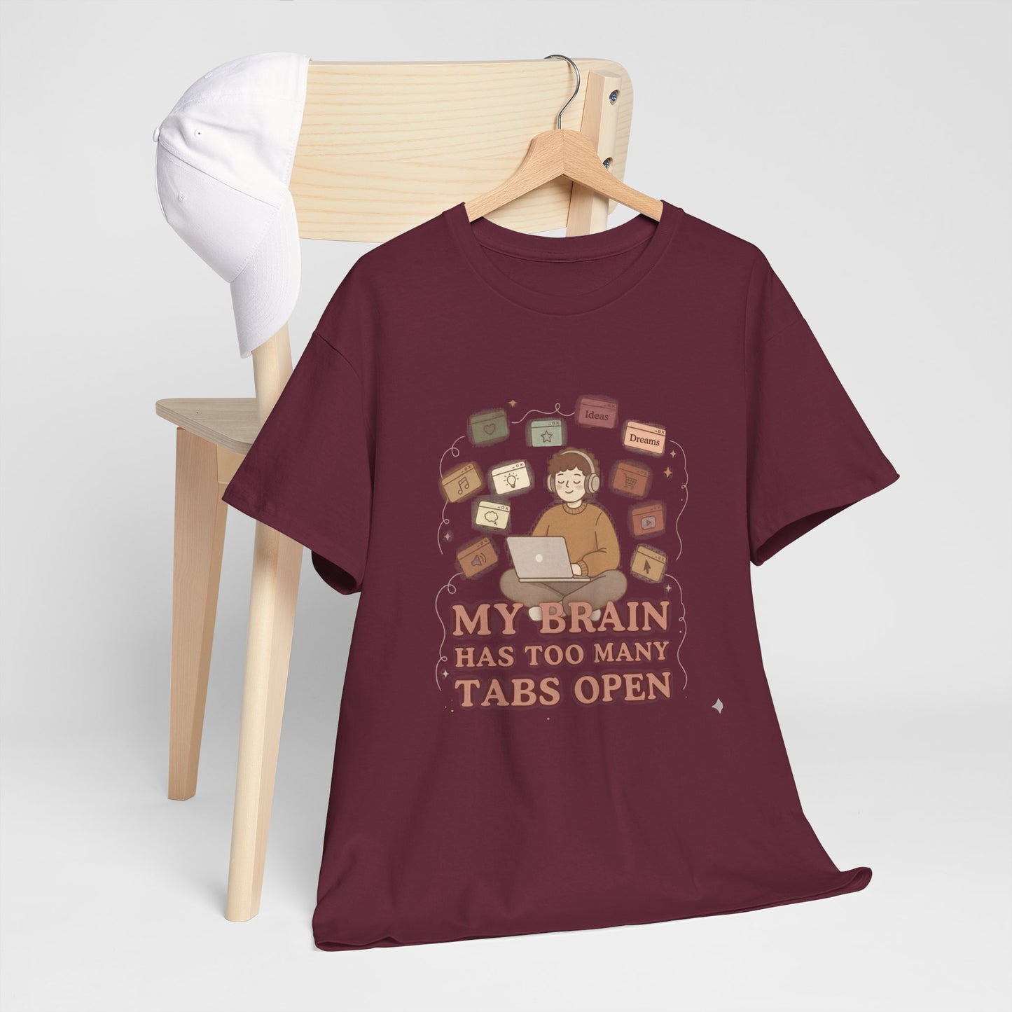 The "Cozy Mind" Earth Tone ADHD Graphic Tee