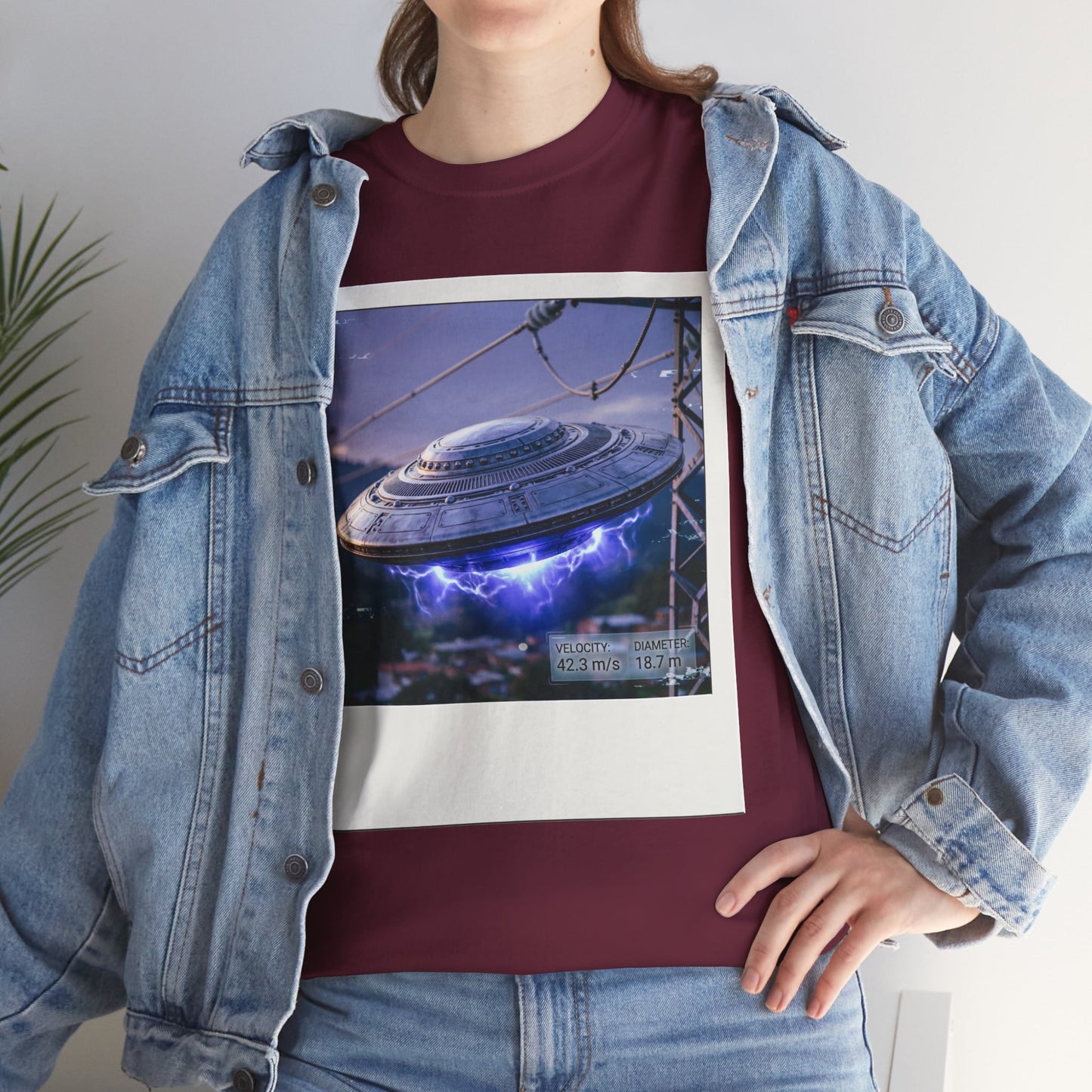 UFO Evidence T-Shirt | Retro Polaroid Alien Sighting Photo