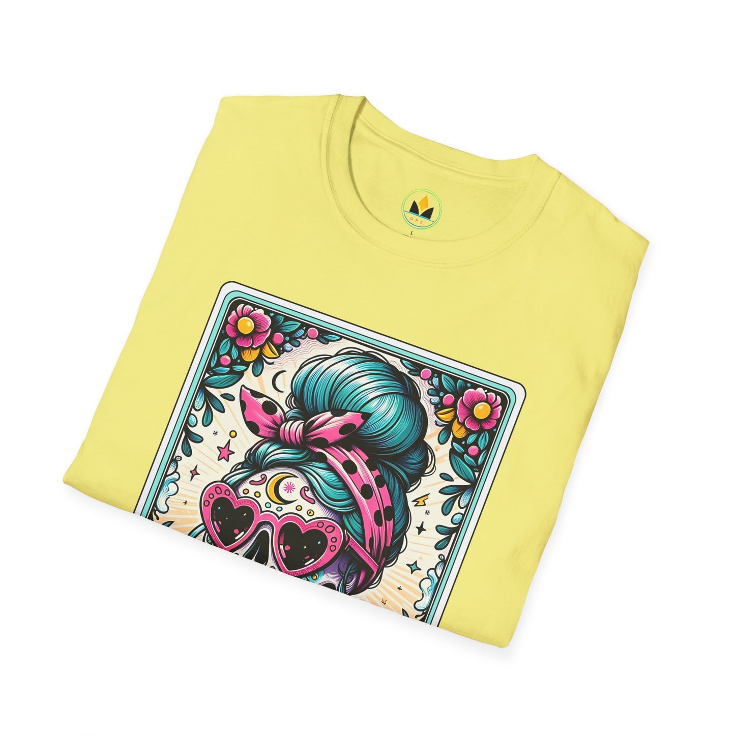 Vibrant Sugar Skull T-Shirt - Unique Spooky Halloween Apparel Inspired by Dia de los Muertos