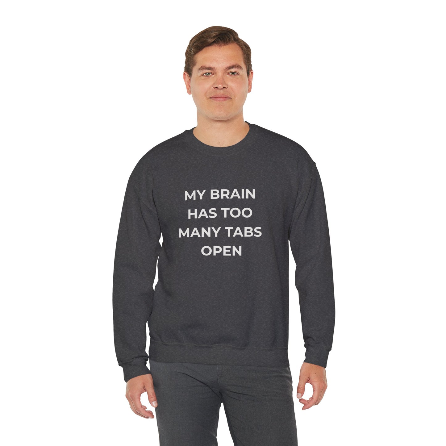 My Brain Has Too Many Tabs Open Sweatshirt | Funny ADHD Gift | Cozy Lofi Pullover