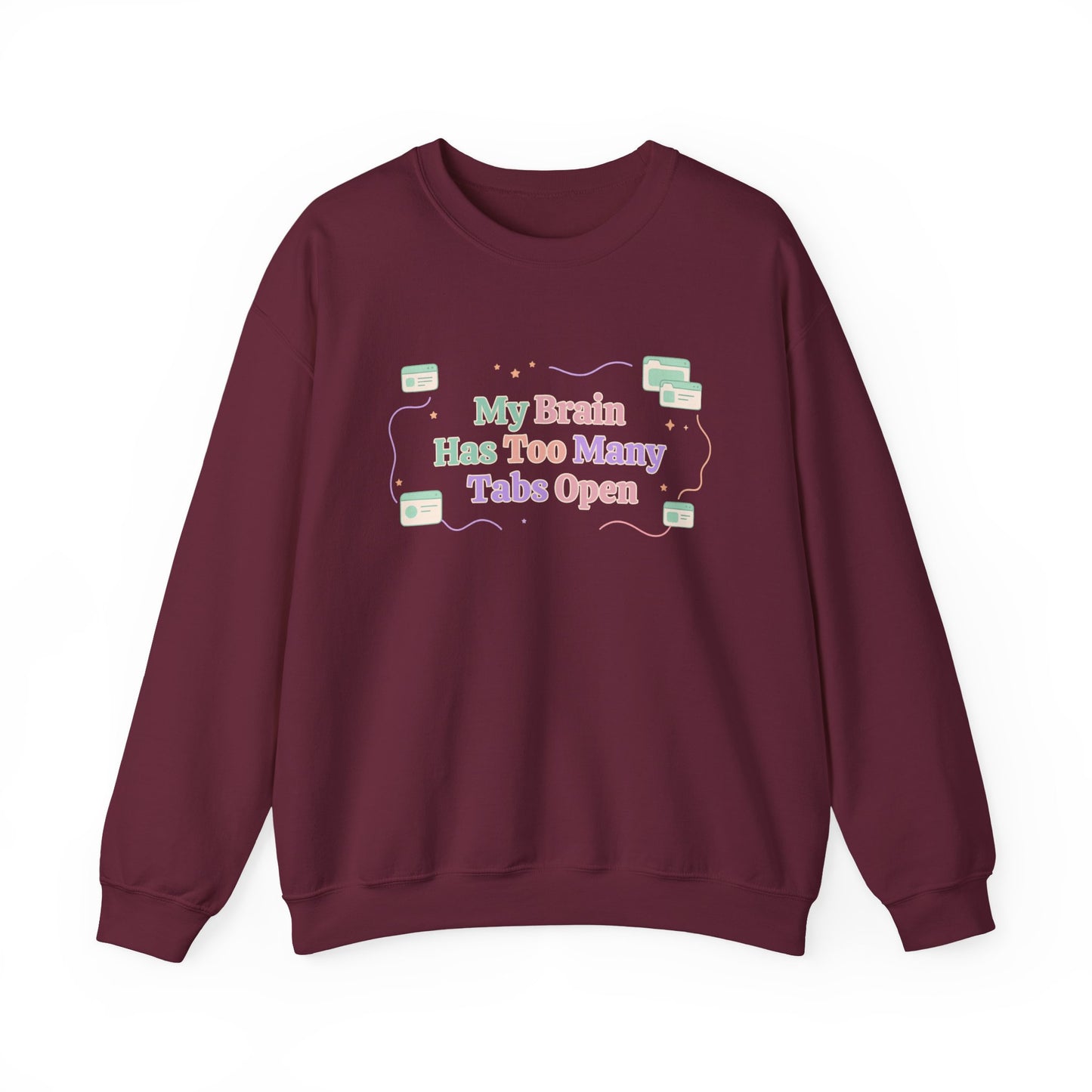 System Status: Hyperfixated | Industrial ADHD Crewneck
