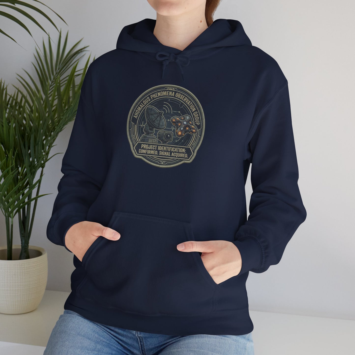 Project Tracking Array: Classified UAP Schematic Heavyweight Hoodie