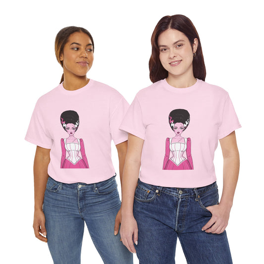 Pink Bride of Frankenstein Awareness Tee