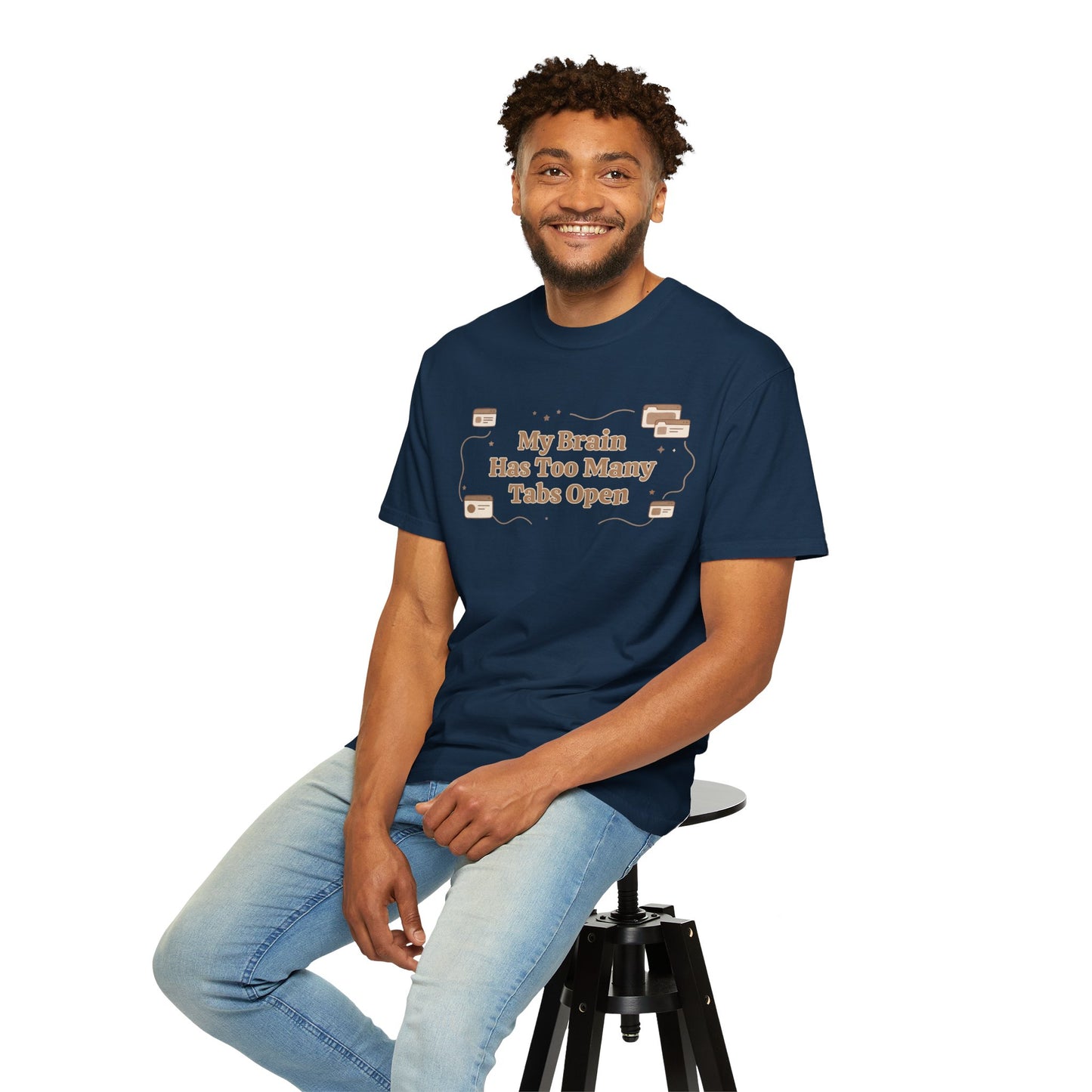 The "Too Many Tabs" ADHD Aesthetic Comfort Tee