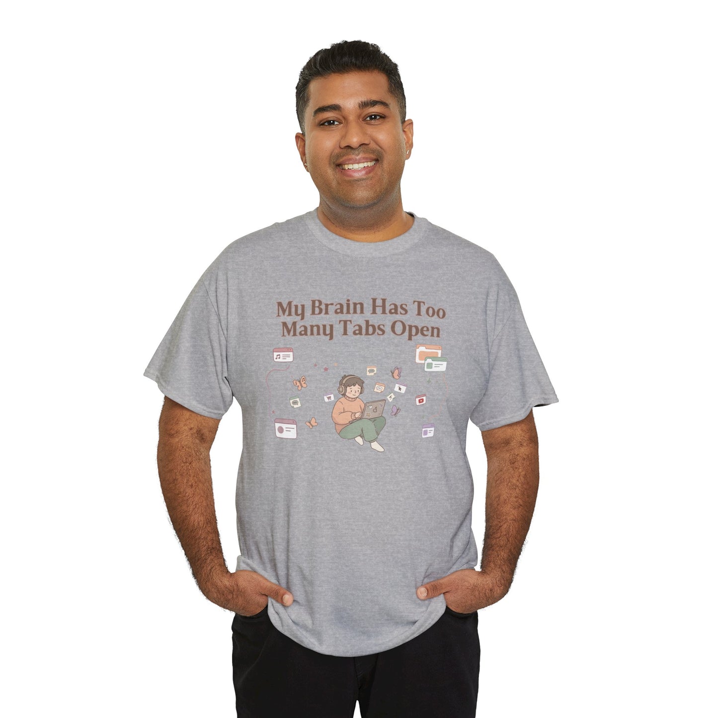 Hyper-Focus Mode: ENGAGED 🎧 The 'Brain Has Too Many Tabs Open' Neurospicy Tee
