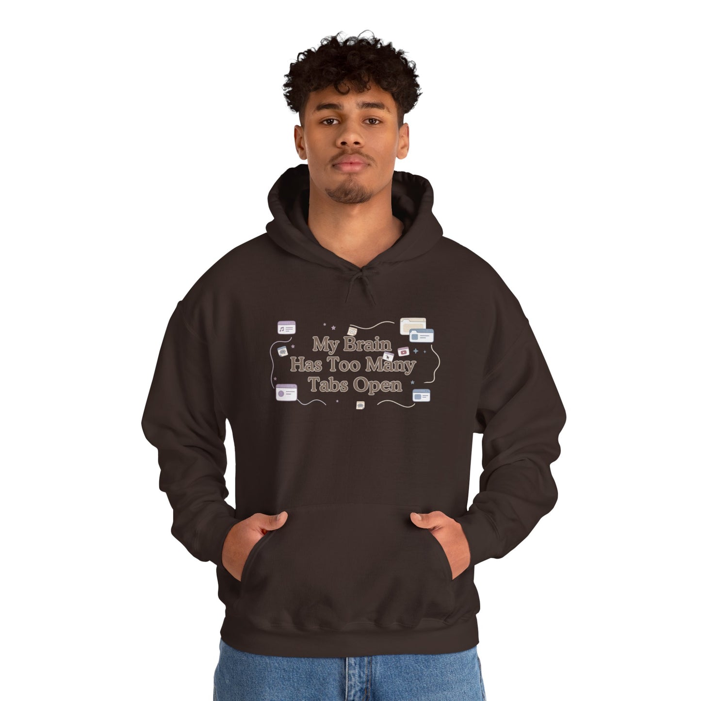 ADHD Minimalist Brain | Oversized Aesthetic Hoodie