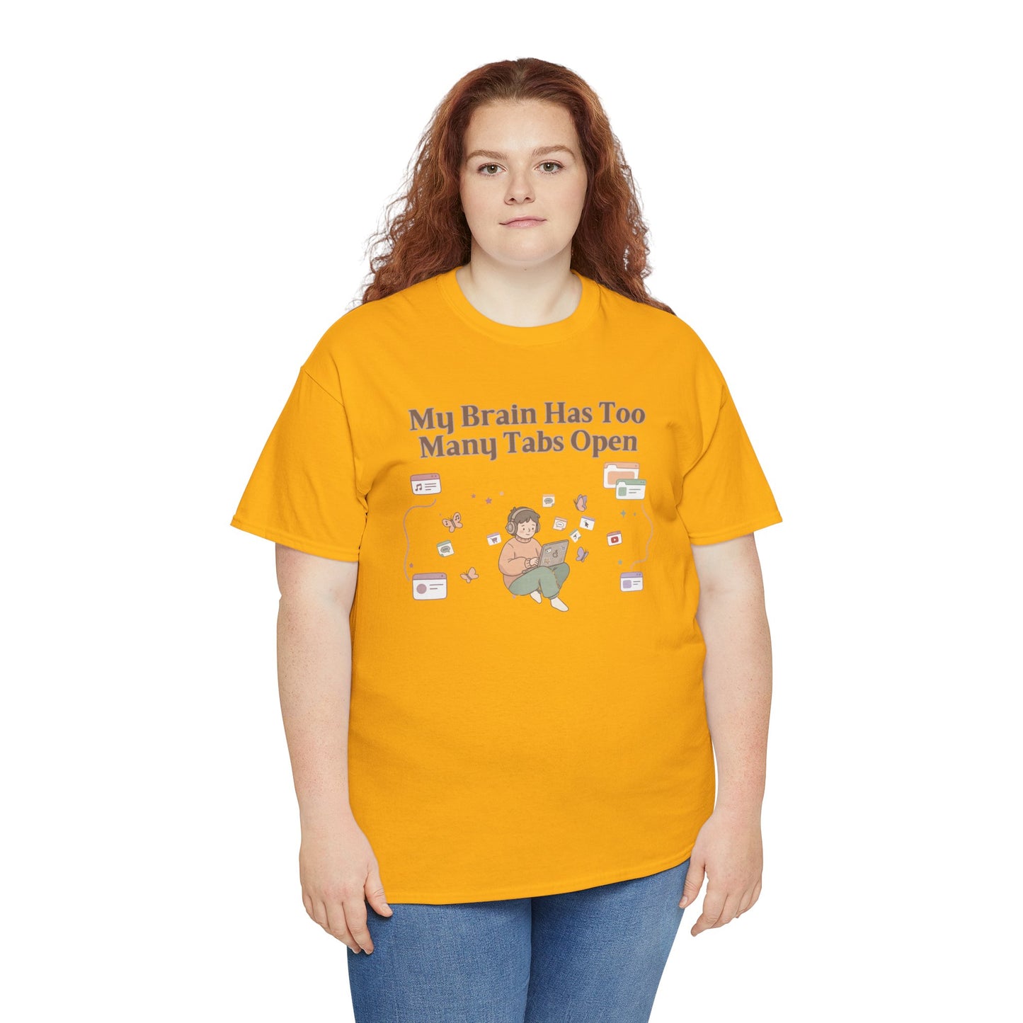 Hyper-Focus Mode: ENGAGED 🎧 The 'Brain Has Too Many Tabs Open' Neurospicy Tee