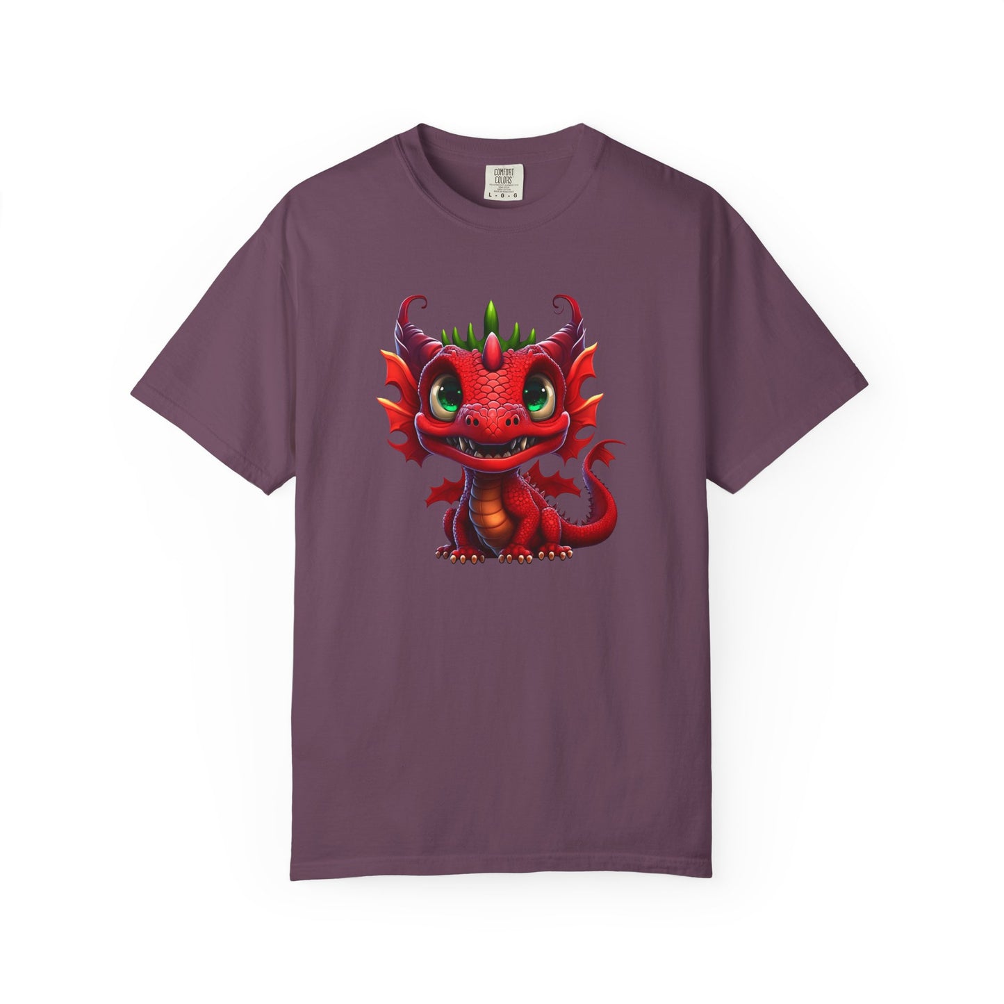 Playful Dragon Delight - Unique Cartoon-Style Dragon T-Shirt Design for Fun and Fantasy Lovers