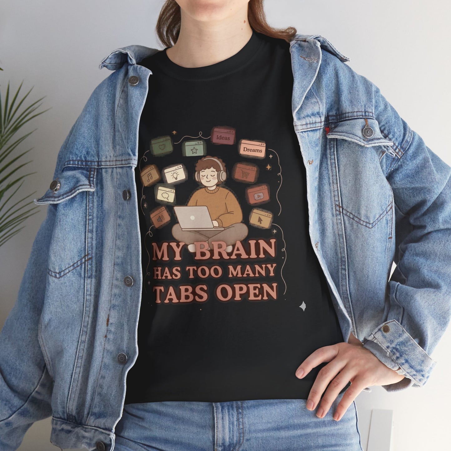 The "Cozy Mind" Earth Tone ADHD Graphic Tee