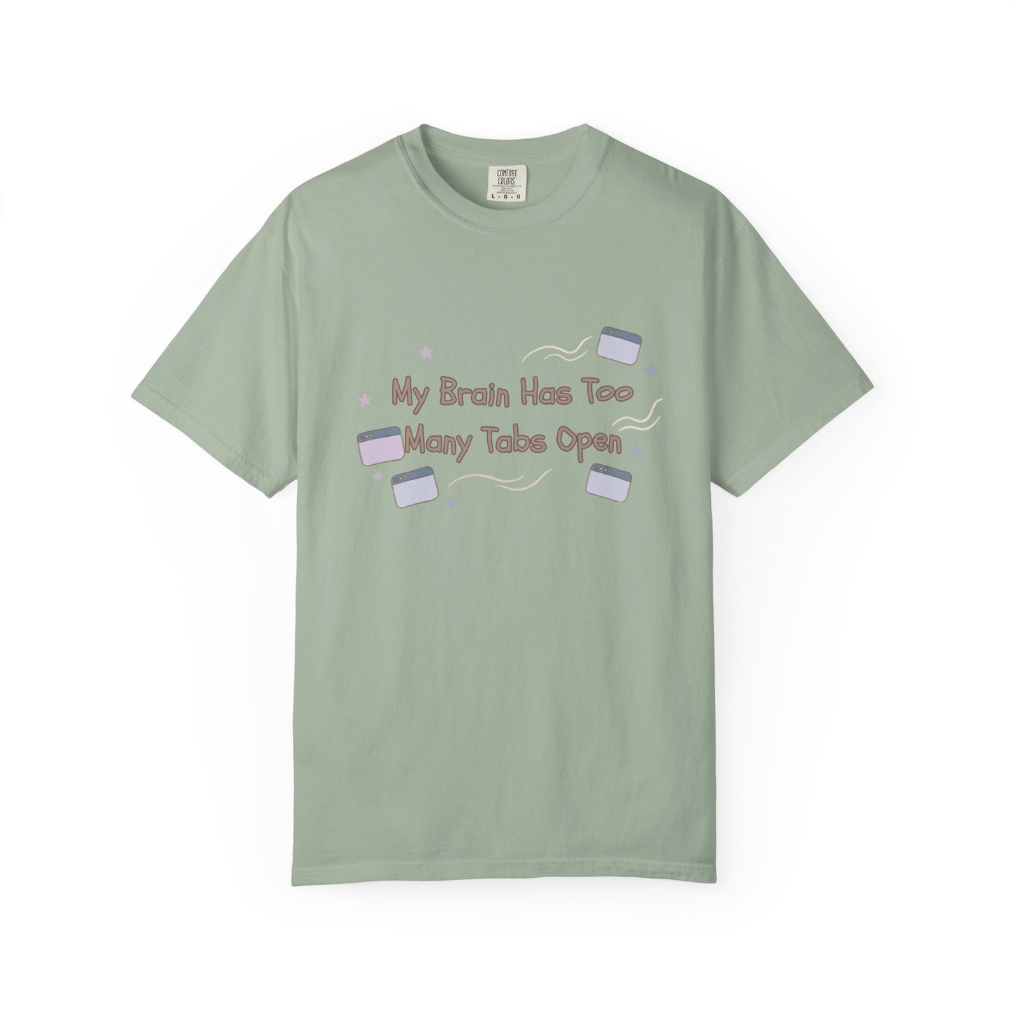 The "ADHD Brain Under Construction" Retro Warning Tee