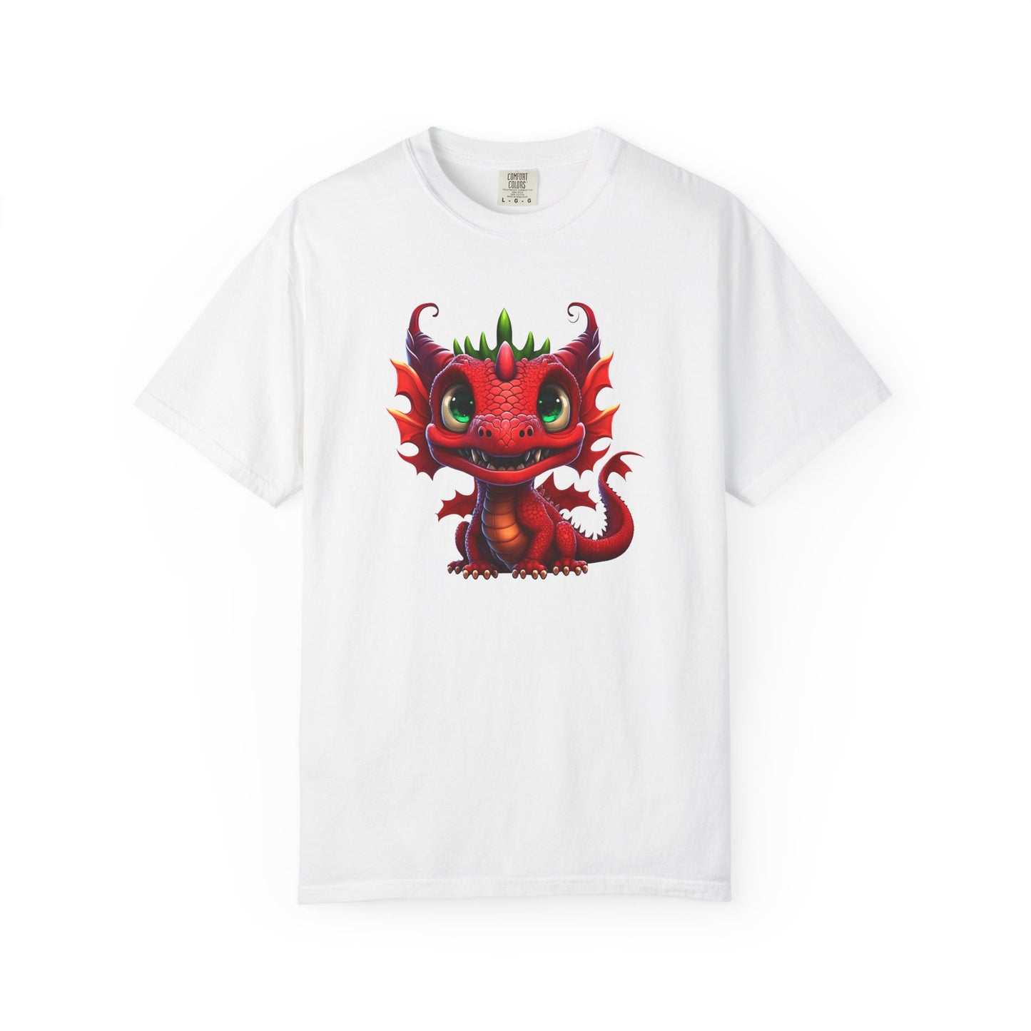 Playful Dragon Delight - Unique Cartoon-Style Dragon T-Shirt Design for Fun and Fantasy Lovers