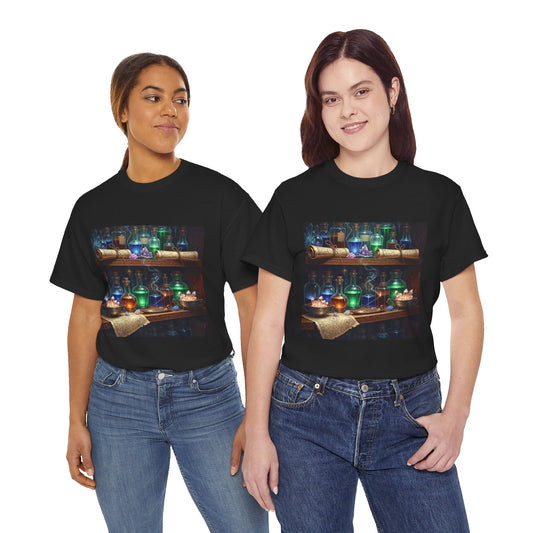Witch's Potion Shelf Halloween Tee